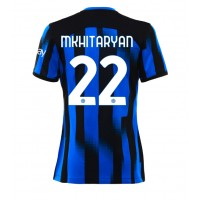 Dres Inter Milan Henrikh Mkhitaryan #22 Domáci pre Ženy 2023-24 Krátky Rukáv